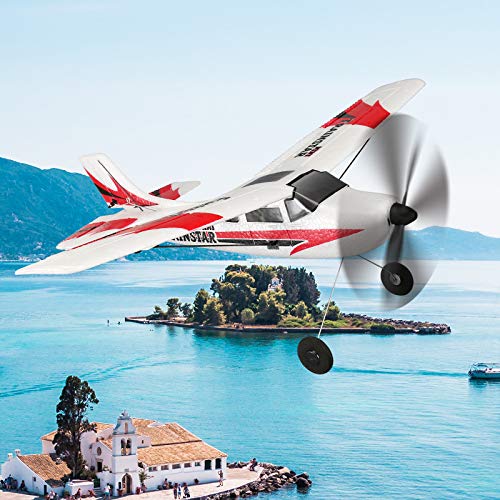 RC Plane Remote Control Airplane 3 Channel with 2.4Ghz Radio Control 6 Axis Gyro, Durable EPP Foam, Easy & Ready to Fly for Beginners,Great Little Plane for Kids and Adults from FUNTECH