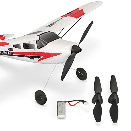 RC Plane Remote Control Airplane 3 Channel with 2.4Ghz Radio Control 6 Axis Gyro, Durable EPP Foam, Easy & Ready to Fly for Beginners,Great Little Plane for Kids and Adults from FUNTECH