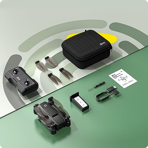 Holy Stone HS440 Foldable FPV Drone with 1080P WiFi Camera for Adults and Kids; Voice and Gesture Control RC Quadcopter with 2 Batteries for 40 Min flight, Auto Hover, Gravity Sensor, Carrying Case from Holy Stone