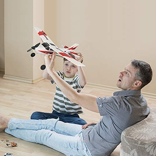 RC Plane Remote Control Airplane 3 Channel with 2.4Ghz Radio Control 6 Axis Gyro, Durable EPP Foam, Easy & Ready to Fly for Beginners,Great Little Plane for Kids and Adults from FUNTECH