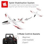VOLANTEXRC RC Glider Plane Remote Control Airplane Ranger600 Ready to Fly, 2.4GHz Radio Control Aircraft with 6-Axis Gyro Stabilizer, Excellent Glider Performance for Beginners (761-2 RTF) by EXHOBBY LIMITED