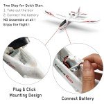 VOLANTEXRC RC Glider Plane Remote Control Airplane Ranger600 Ready to Fly, 2.4GHz Radio Control Aircraft with 6-Axis Gyro Stabilizer, Excellent Glider Performance for Beginners (761-2 RTF) by EXHOBBY LIMITED