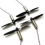 Hobbypower 8520 Coreless Brushed Motor Set 53000rpm 8.5x20mm + 75mm CW CCW Propeller from Hobbypower