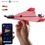 POWERUP 4.0 The Next-Generation Smartphone Controlled Paper Airplane Kit, RC Controlled. Easy to Fly with Autopilot & Gyro Stabilizer. For Hobbyists, Pilots, Tinkerers. STEM Ready with DIY Modular Kit by Tailor Toys LLC