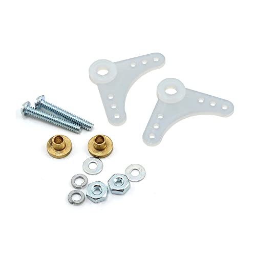 Du-Bro 167 90 Degree Nylon Bellcrank Assembly (2-Pack) from Du-Bro