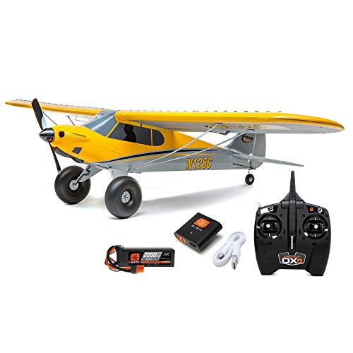 HobbyZone RC Airplane Carbon Cub S 2 1.3m Ready-to-Fly (Transmitter, Battery and Charger Included), with Safe,Â HBZ32000, Yellow, Multi by HobbyZone