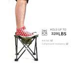 Roptat 2 Pack Portable Folding Camping Stool