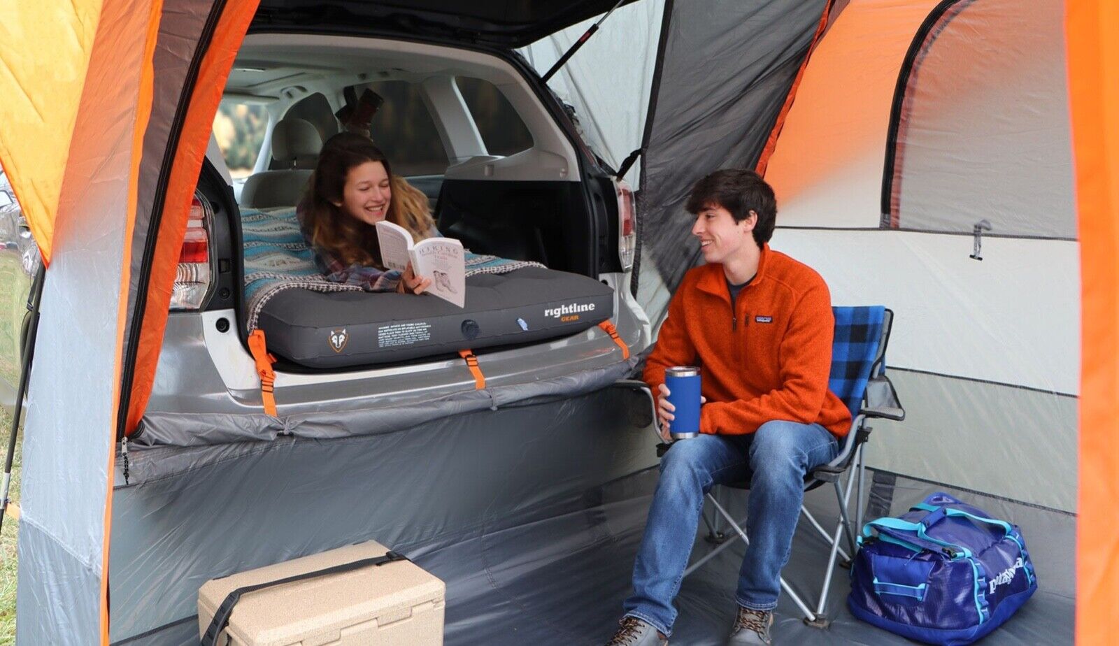 Rightline Gear SUV Car Air Mattress Pad with Pump