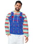 Chucky Horror Doll Cosplay Hoodie for Men