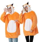 Cozy Fox Hoodie Plushie Cosplay Pajamas