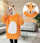 Cozy Fox Hoodie Plushie Cosplay Pajamas