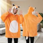 Cozy Fox Hoodie Plushie Cosplay Pajamas