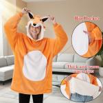 Cozy Fox Hoodie Plushie Cosplay Pajamas