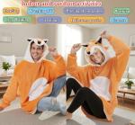 Cozy Fox Hoodie Plushie Cosplay Pajamas