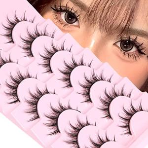 Anime-Inspired Natural Look False Eyelashes Pack