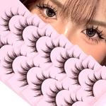Anime-Inspired Natural Look False Eyelashes Pack