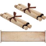 Blank Paper Scrolls on Wood Rods – 2 Pack