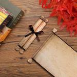 Blank Paper Scrolls on Wood Rods – 2 Pack