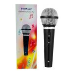 Black Microphone Toy for Kids’ Pretend Play