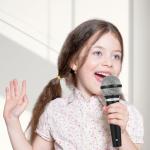 Black Microphone Toy for Kids’ Pretend Play