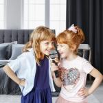 Black Microphone Toy for Kids’ Pretend Play