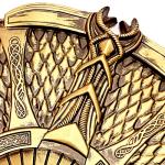 Medieval Guardian Foam Shield for Cosplay Fun