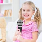 Black Microphone Toy for Kids’ Pretend Play