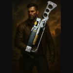 Wasteland Sci-Fi Rifle Foam Prop Gun