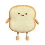 Cute Toast Bread Plush Pillow - Funny Food Toy