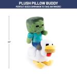 Minecraft Chicken Jockey Plush Pillow Buddy 20