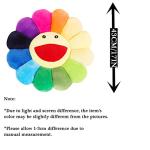 Sunflower Plush Pillow - Colorful Smile Cushion