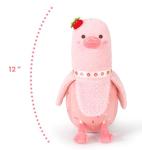 Peach Cat Strawberry Cake Plush Pillow Toy