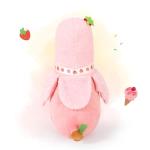 Peach Cat Strawberry Cake Plush Pillow Toy
