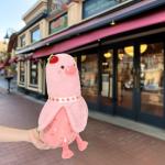 Peach Cat Strawberry Cake Plush Pillow Toy