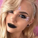 Mermaid Face Gems for Cosplay and Rave Parties
