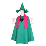 Ralsei Cosplay Hoodie Cape with Hat and Scarf