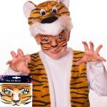 Leopard Tiger Glitter Face Tattoo Stickers - 2 Pack