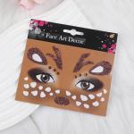 Deer Face Glitter Stickers for Halloween Cosplay
