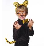 Leopard Tiger Glitter Face Tattoo Stickers - 2 Pack