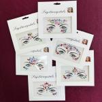 Colorful Diamond Acrylic Face Stickers – 6-Pack