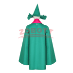 Ralsei Cosplay Hoodie Cape with Hat and Scarf