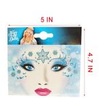 6-Pack Halloween Face Art Stickers for Kids