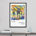 Colorful Pop Art Canvas Print for Fans 16"x24