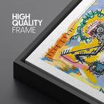 Colorful Pop Art Canvas Print for Fans 16"x24