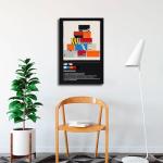 Pop Culture Sneaker Art Canvas Print - 12x18 In