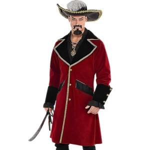 Multicolor Pirate Captain's Jacket for Cosplay