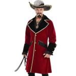 Multicolor Pirate Captain's Jacket for Cosplay