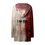 Bloody Halloween Hooded Cardigan Costume for Fans