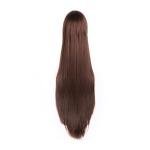 Dark Brown 40" Long Straight Anime Cosplay Wig