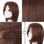 Dark Brown 40" Long Straight Anime Cosplay Wig